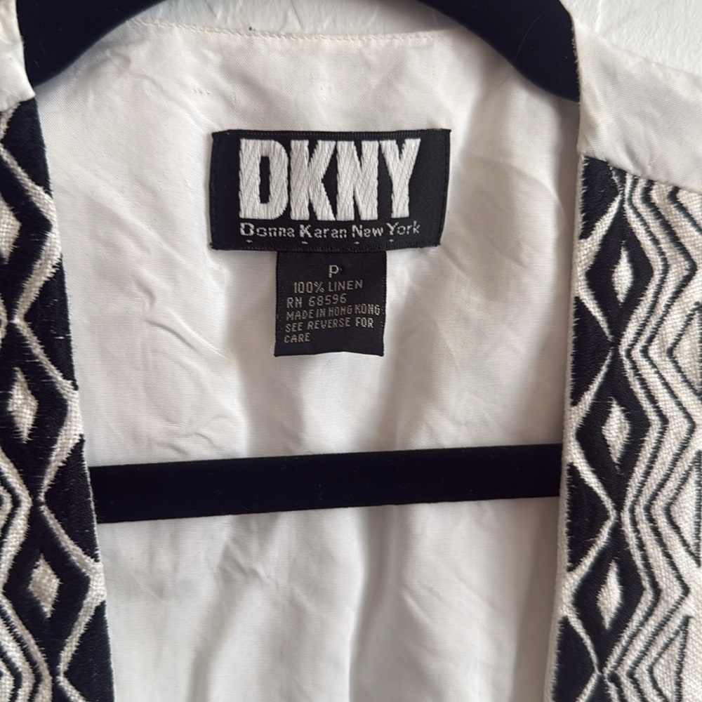 Vintage DKNY Funky Vest Size P - Picture 2 of 7